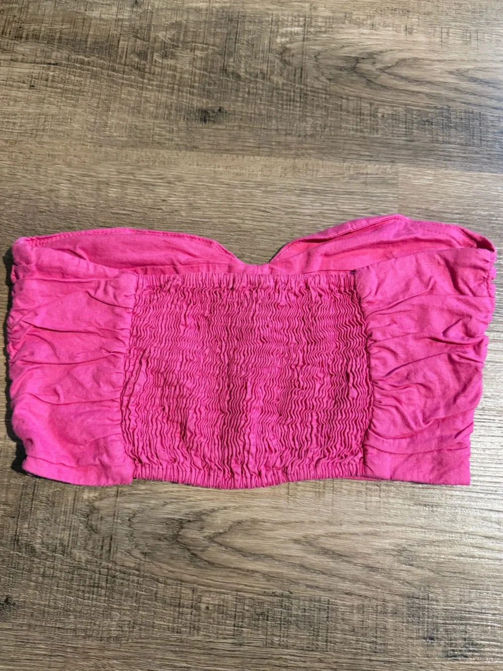 ZARA Ruffle Bandeau Top - Picture 2 of 4